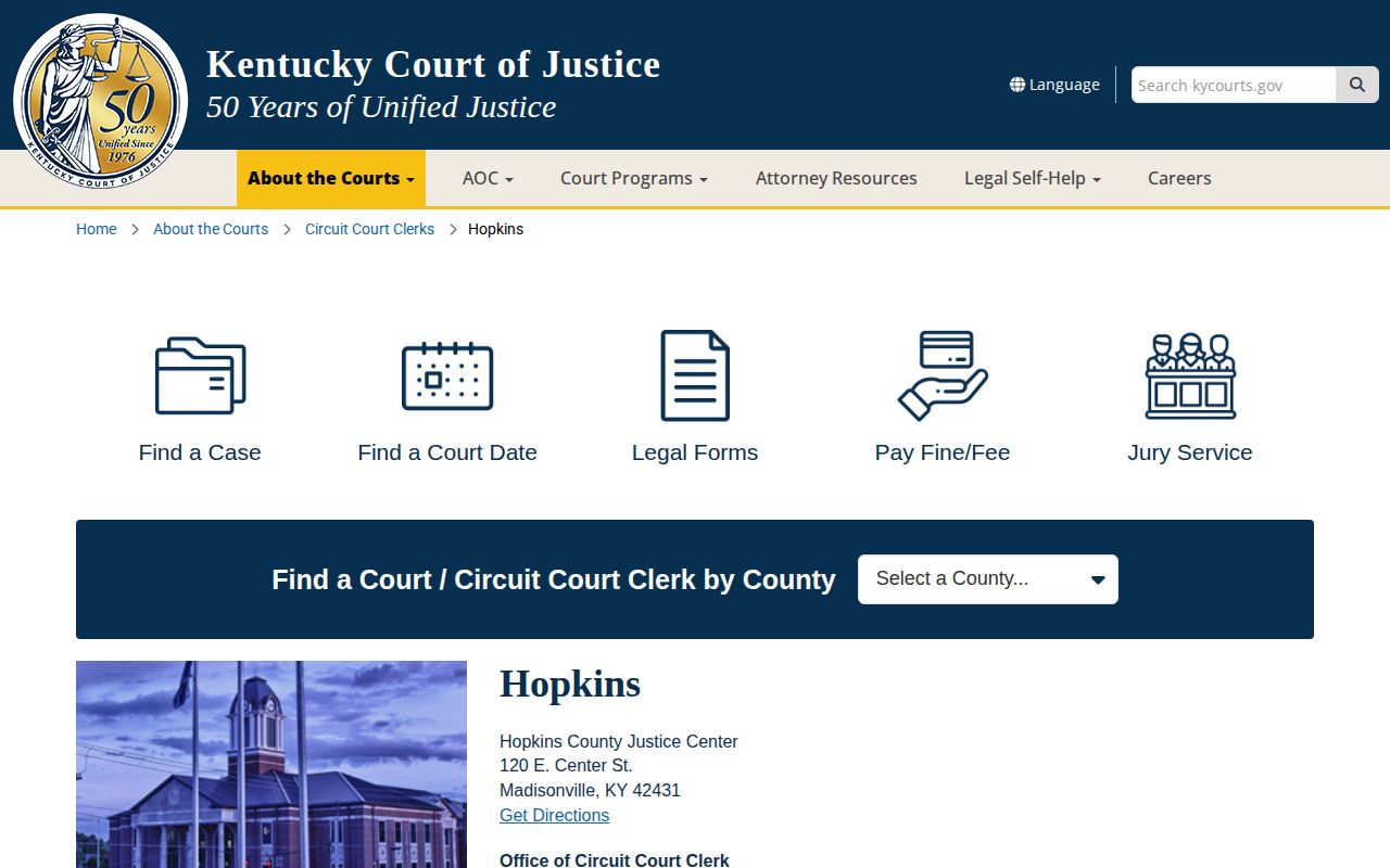 Hopkins County wanted warrant court record route